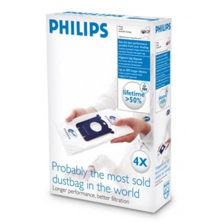 Sac de praf Philips s-bag fc8021/03, 4 bucati