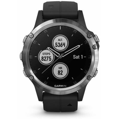 Garmin Smartwatch fenix 5 plus black/silver