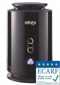 Meaco Purificator aer airvax marea britanie - negru telecomanda consum 5w/h filtru electrostatic 3 trepte viteza pentru 25mp