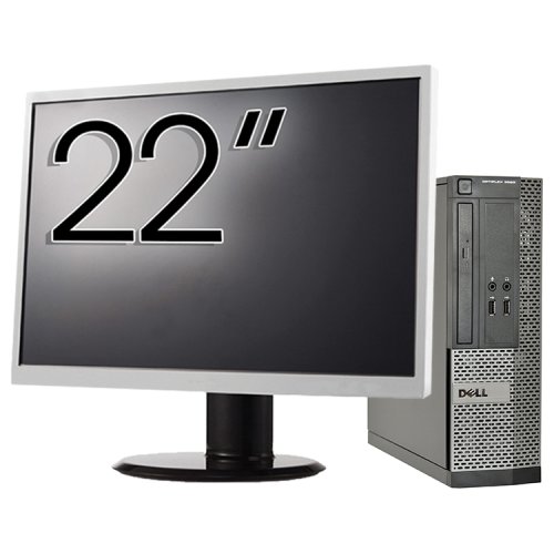 Calculator dell 3010 sff, intel core i5-3470 3.20ghz, 4gb ddr3, 500gb sata, dvd-rom + monitor 22 inch