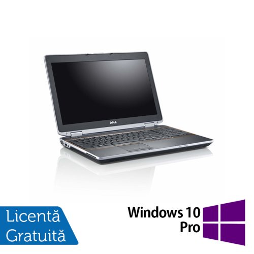 Laptop dell latitude e6520, intel core i5-2520m 2.50ghz, 8gb ddr3, 120gb ssd, dvd-rw, 15.6 inch + windows 10 pro