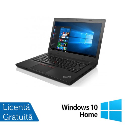 Laptop lenovo l460, intel core i5-6200u 2.30ghz, 8gb ddr3, 500gb sata, 14 inch, fara webcam + windows 10 home