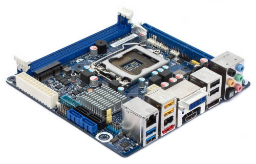 Placa de baza Intel dh77df, mini-itx, lga 1155, fara shield + cooler