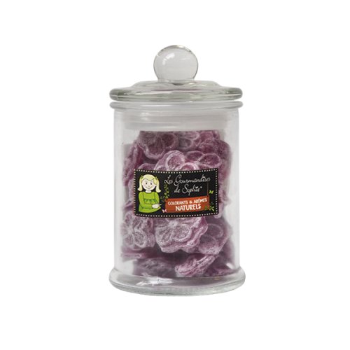 Borcan bomboane - les bonbonnieres violettes, 80g | les gourmandises de sophie