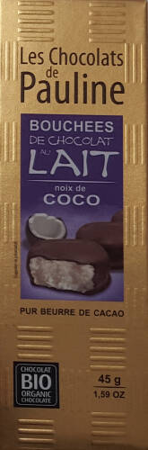 Bouchees ciocolata lapte - les chocolats de pauline | les chocolats de pauline