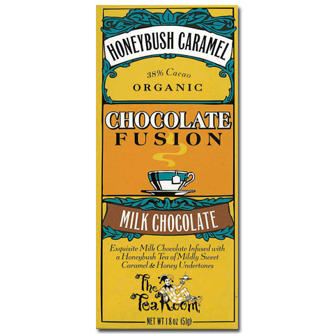 Ciocolata cu lapte cu aroma de ceai - honeybush caramel organic | the tea room