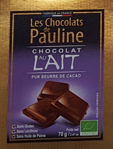 Ciocolata cu lapte - les chocolats de pauline | les chocolats de pauline