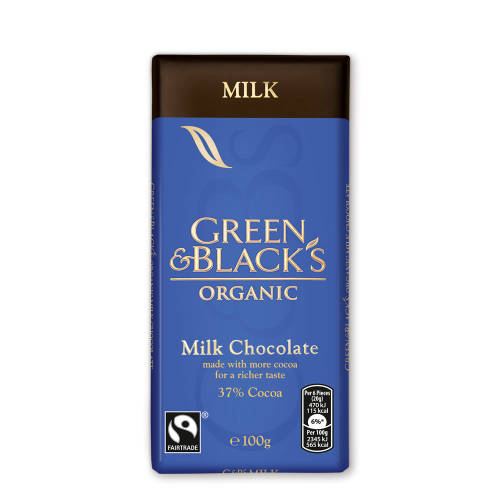 Ciocolata organica cu lapte | green&black's