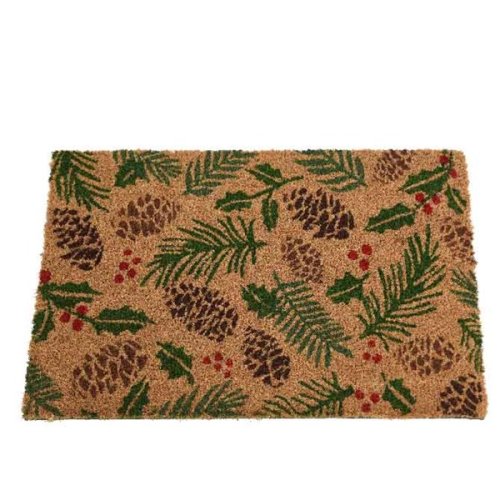 Covoras - coir doormat leaves - natural | kaemingk