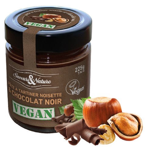 Crema tartinabila de alune si ciocolata neagra - vegana | saveurs & nature