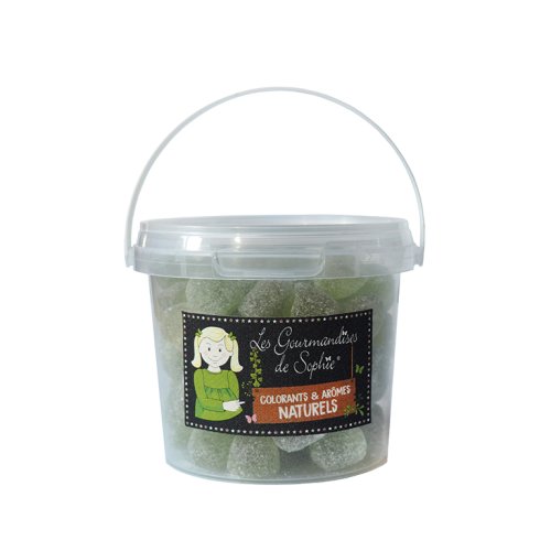 Galetusa bomboane mentolate - les seaux billes menthe, 130g | les gourmandises de sophie