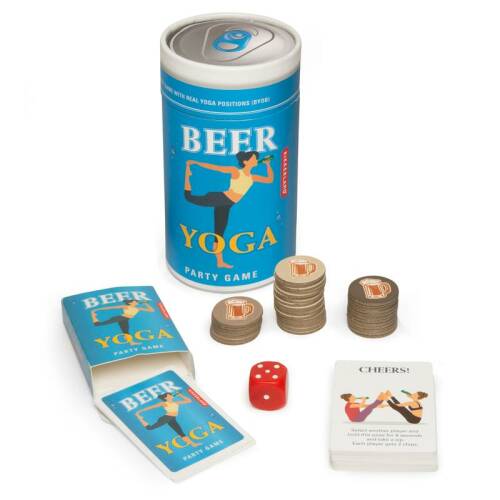 Joc pentru petreceri - beer yoga | kikkerland