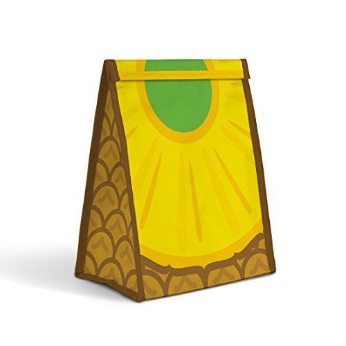 Lunch box - pineapple froot sandwich bag, yellow | just mustard