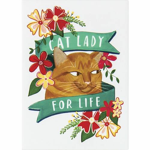 Magnet - cat lady for life | hachette