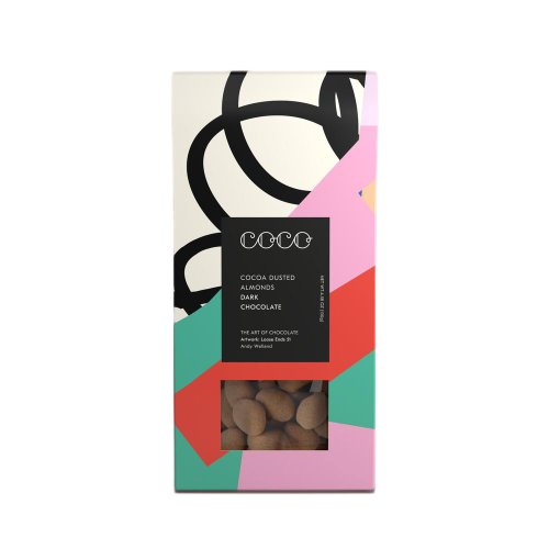 Migdale in cacao - cocoa dusted almonds, dark chocolate | coco chocolatier