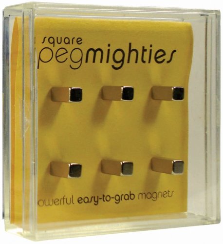 Set 6 magneti - squere peg mighties | three by three