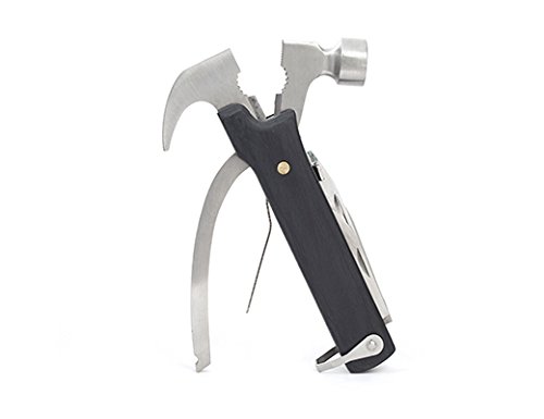 Unealta multifunctionala - 10 in 1 multi tool hammer - black | kikkerland