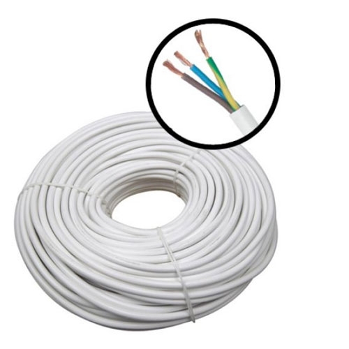 Cablu alimentare myym 3x1, 3x1.00 mm, plat, rola 100 m