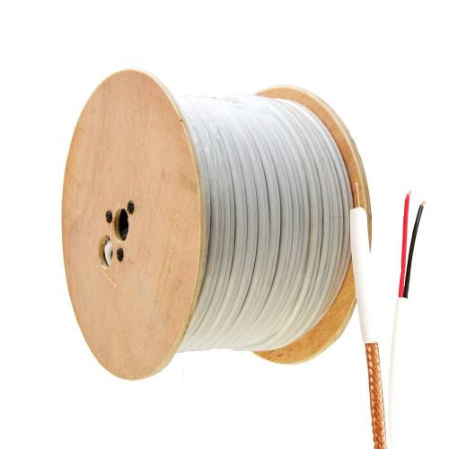 Spyshop Cablu coaxial rg 59 + alimentare 2x0.75 (305m)