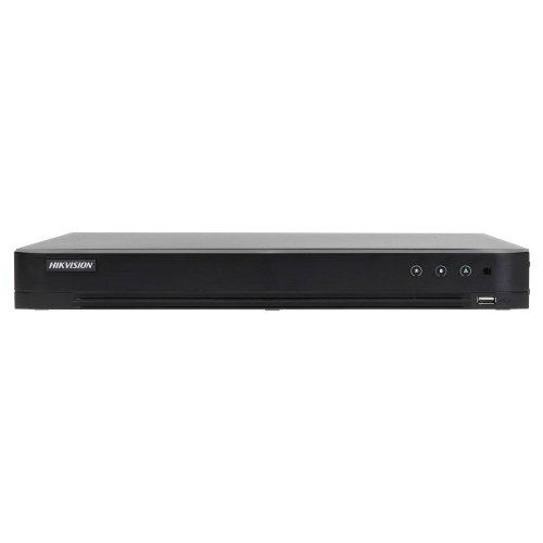 Dvr hdtvi turbo hd 4.0 hikvision ds-7216huhi-k2(s), 16 canale, 8 mp, audio prin coaxial
