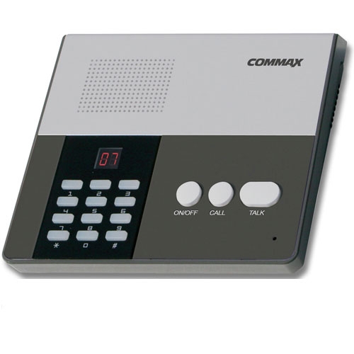 Interfon de birou commax cm-810, 10 posturi, aparent, 2 fire
