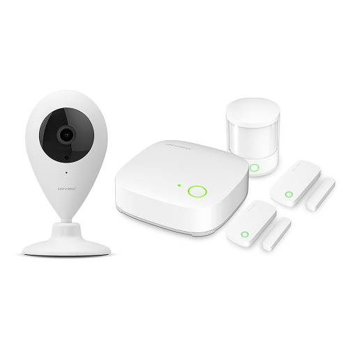 Sistem de alarma smart home wifi orvibo hskp-1to pro eu, 1 mp, detector miscare, senzor magnetic usi/ferestre, hub central
