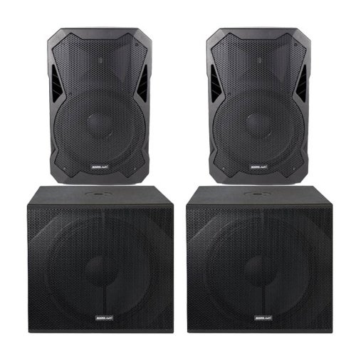 Oem Sistem sonorizare master audio power line-2 022270, 1700 w rms, boxe 15 inch, subwoofere 18 inch, bluetooth