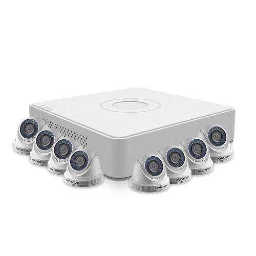 Sistem supraveghere interior turbohd cu 8 camere video hikvision tvi-8int20-720p-s