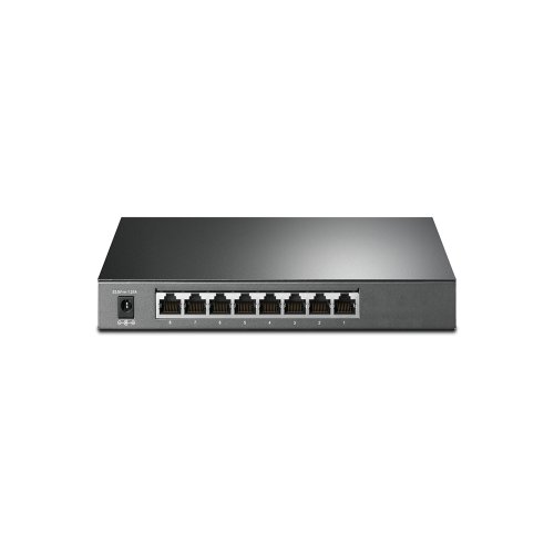 Switch 8 porturi gigabit jetstream tp-link tl-sg2008p, 16 gbps, 10/100/1000 mbps, 62 w, poe+, cu management