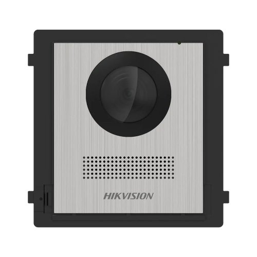 Videointerfon exterior modular ip hikvision ds-kd8003-ime1b/ns, 2 mp, ir, 2000 utilizatori, poe, aparent/ingropat