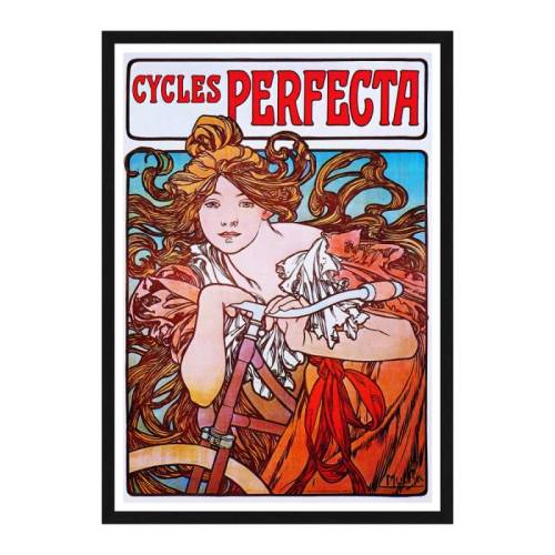 Poster alphonse mucha - cycles perfecta