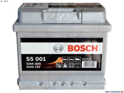 Baterie auto bosch s5 52ah/520a