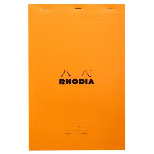 Bloc notes a4 80 file capsat dictando rhodia meetingpad coperta portocalie