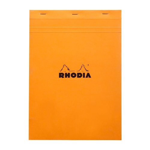 Bloc notes a4 80 file capsat matematica rhodia coperta portocalie