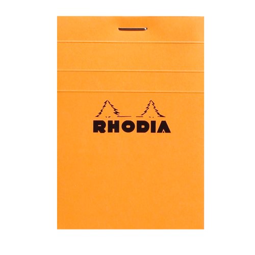 Bloc notes a6 80 file capsat matematica rhodia coperta portocalie