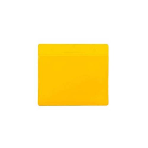 Buzunar orizontal tarifold pentru identificare, a5, galben, 10 bucati/set