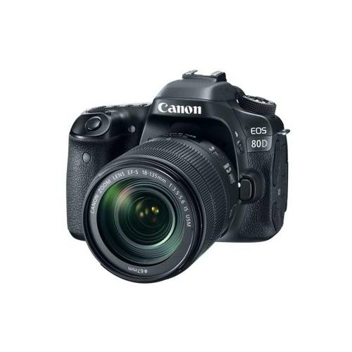 Camera foto Canon eos80d ef 18-135 is usm, 24mp, cmos,3 tft fully articulated, digic 6, 7 cadre / sec, iso 100-16000,fullhd movies 30fps, compatibil