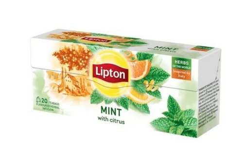 Ceai lipton herbal menta si citrice 20plicuri