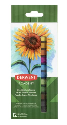 Set 12 creioane pastel soft derwent academy