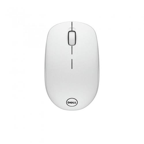 Dell mouse wm126 wireless 1000 dpi, 3 buttons, scrolling wheel, wireless receiver, color: white