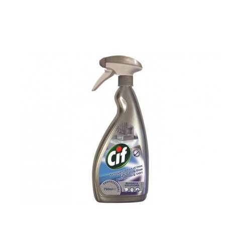 Detergent cif pentru geamuri si otel inox, 750 ml