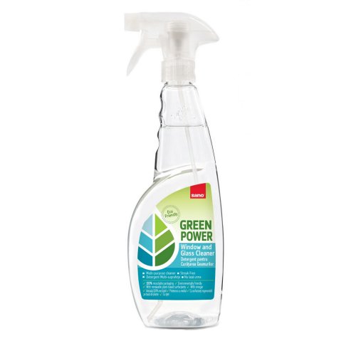 Detergent de geamuri eco green power, 750 ml, sano
