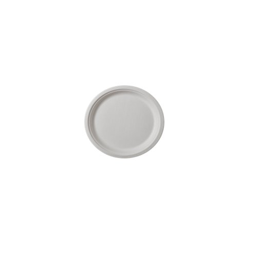 Intern Farfurii trestie rotunde albe, 17 cm, 50 buc