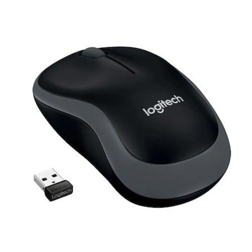 Logitech wireless mouse m185 - eer2 - swift grey