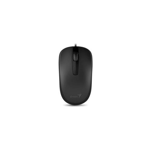 Mouse genius dx-120, optical, resolution (dpi) 1000, colour: black, weight: 85g, dimensions: 60x105x37 mm, cable length: 1.5 m