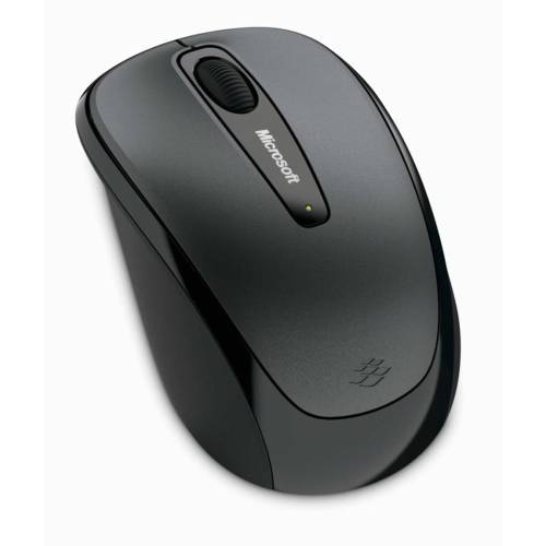 Mouse microsoft mobile 3500, wireless, blue track, usb, negru, ambidextru, gmf-00008