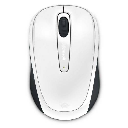 Mouse microsoft wireless, bluetrack mobile 3500 alb ambidextru