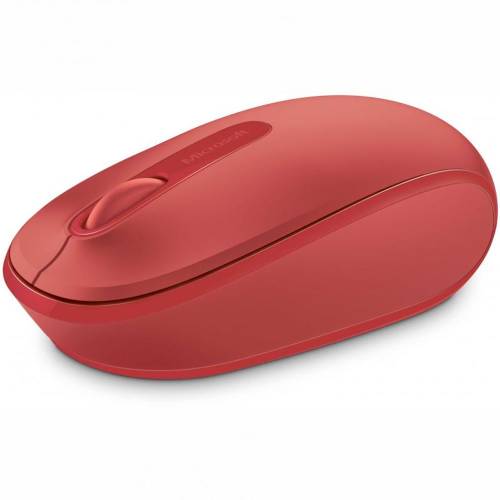 Mouse microsoft wireless optic mobile 1850 rosu