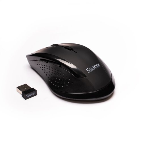 Mouse optic spacer wireless 2.4ghz negru