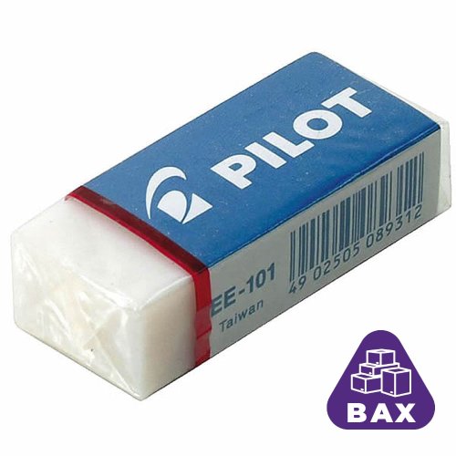 Radiera plastic pilot 20/bax